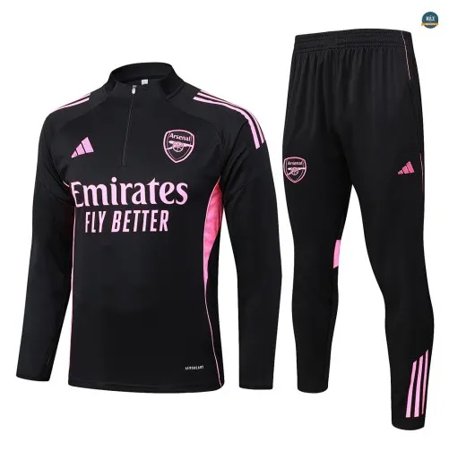 Survetement foot Arsenal 2026/27 Noir/Rose