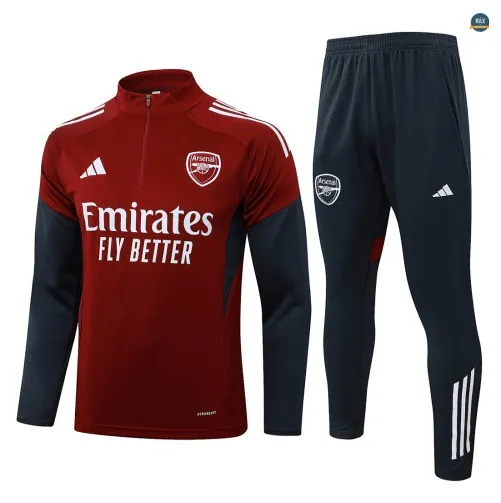 Survetement foot Arsenal 2026/27 Rouge/Blanc