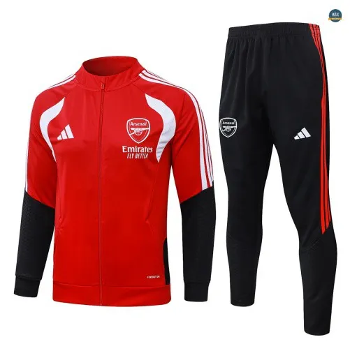 Veste Survetement Enfant foot Arsenal 2026/27 Rouge