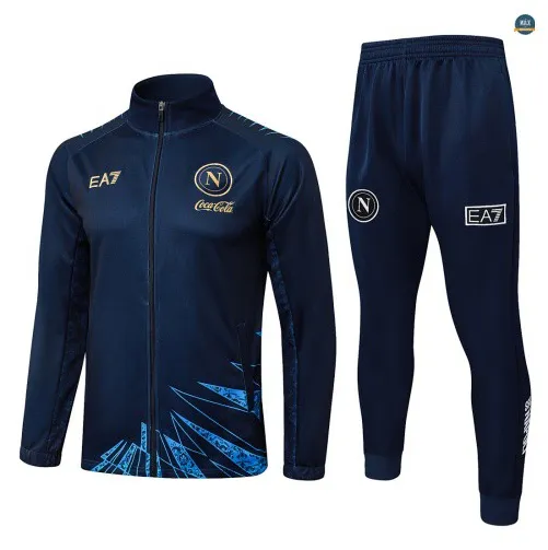 Veste Survetement Enfant foot Naples 2026/27 Bleu Marine