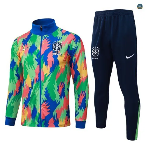 Veste Survetement foot Brésil 2026/27 Bleu