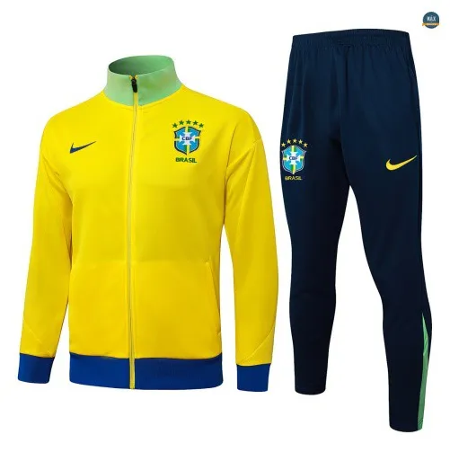 Veste Survetement foot Brésil 2026/27 Jaune
