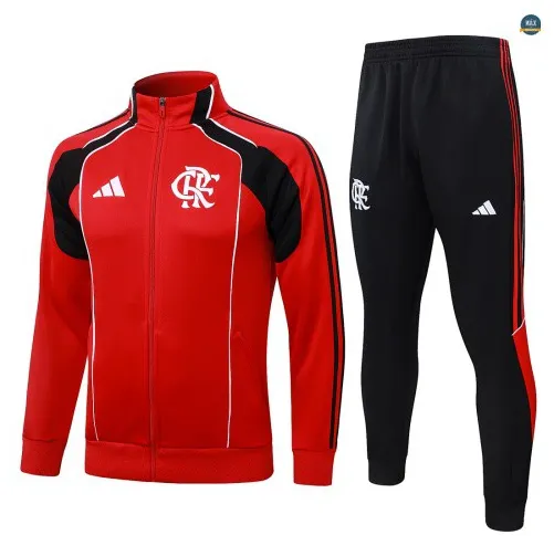 Veste Survetement foot Flamengo 2026/27 Rouge/Noir