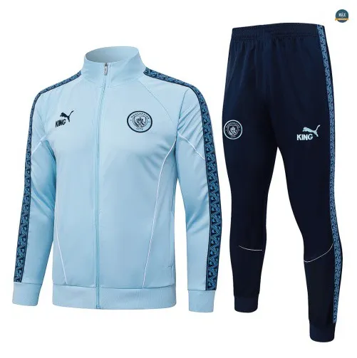 Veste Survetement foot Manchester City 2026/27 Bleu