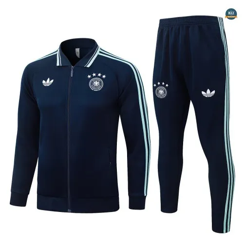 Acheter Veste Survetement Enfant Foot Allemagne 2026/27 Bleu Mar