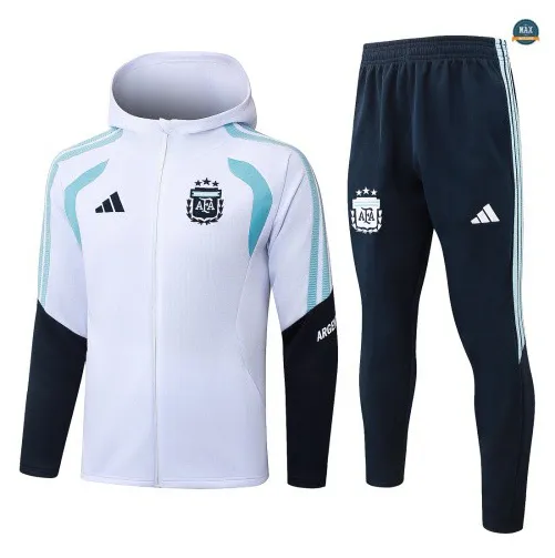 Acheter Veste Survetement Enfant Foot Argentine à capuche 2026/