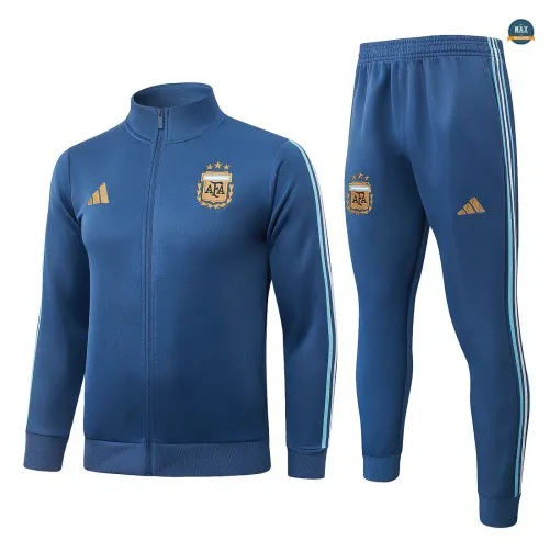Achetez Veste Survetement Enfant Foot Argentine 2026/27 Bleu