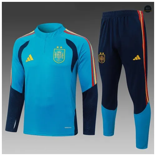 Marque Survetement Enfant Foot Espagne 2026/27 Bleu 2 étoiles