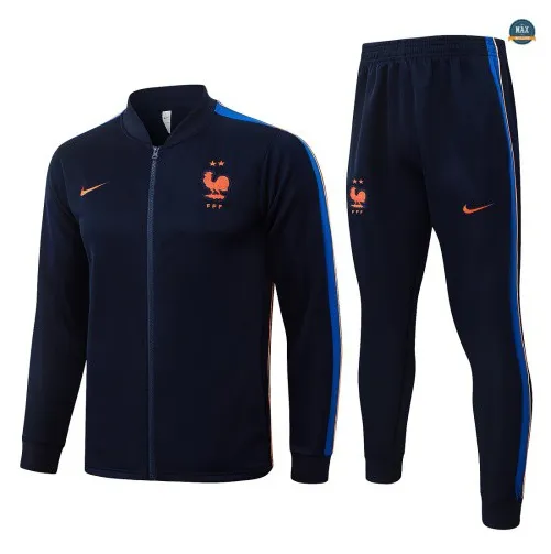 Marque Veste Survetement Enfant Foot France 2026/27 Bleu Marine