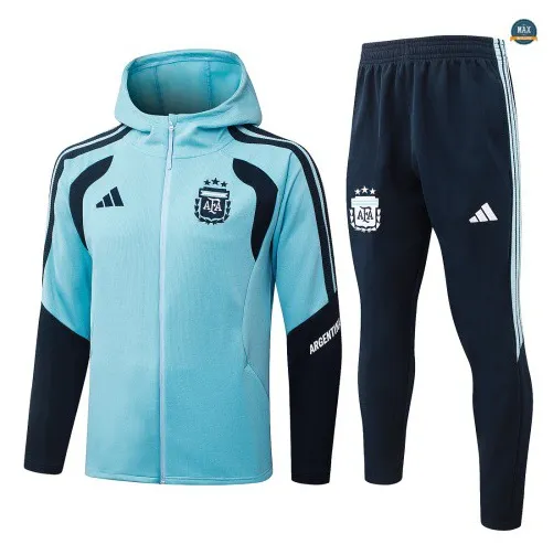 Marque Veste Survetement Foot Argentine à capuche 2026/27 Bleu