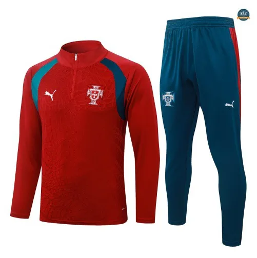 Soldes Survetement Enfant Foot Portugal 2026/27 Rouge