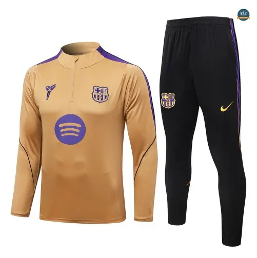 Soldes Survetement Foot Barcelone 2026/27 Jaune