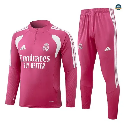 Soldes Survetement Foot Real Madrid 2026/27 Rose