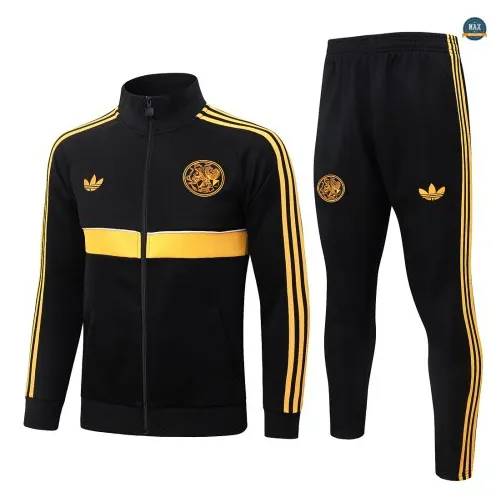 Soldes Veste Survetement Foot AFC Ajax 2026/27 Noir