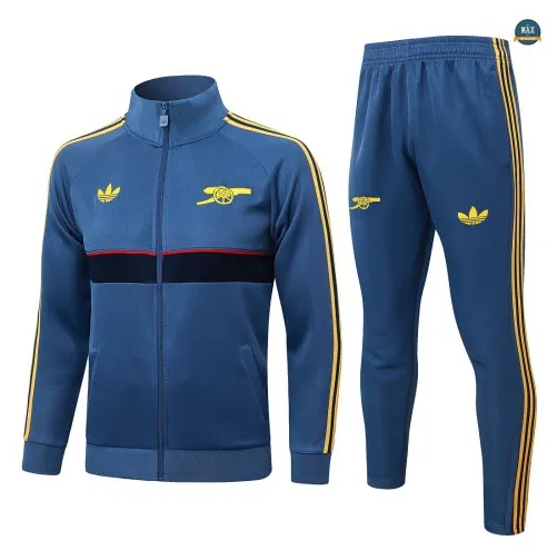 Soldes Veste Survetement Foot Arsenal 2026/27 Bleu