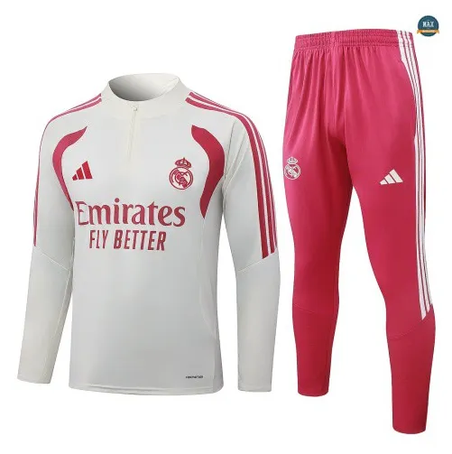 Survetement Foot Real Madrid 2026/27 blanc cassé