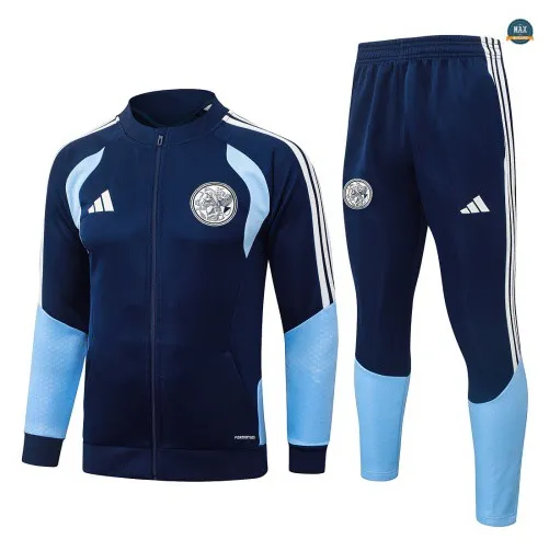 Veste Survetement Enfant Foot Ajax 2026/27 Bleu Marine