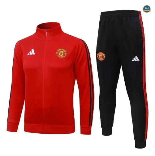 Veste Survetement Enfant Foot Manchester United 2026/27 Ro