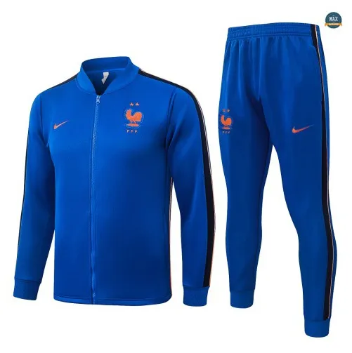 Veste Survetement Foot France 2026/27 Blanc