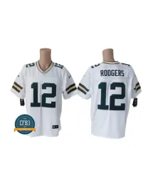 Aaron Rodgers Green Bay Packers - Blanc