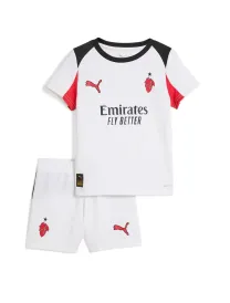 Ac Milan Extérieur 2025/26 Junior Kit