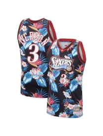 Allen Iverson Philadelphia 76ers - Mitchell & Ness Floral Pack