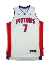Brandon Jennings Detroit Pistons -blanc