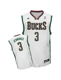 Brandon Jennings Milwaukee Bucks [blanc]