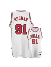 Dennis Rodman Chicago Bulls [blanc]