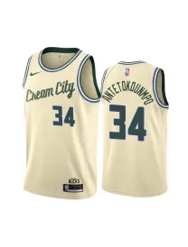 Giannis Antetokounmpo Milwaukee Bucks 2019/20 - City Edition