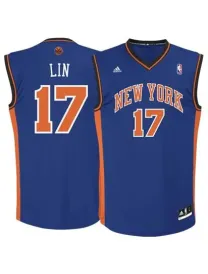 Jeremy Lin New York Knicks 2011/2012 [bleu]