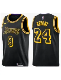 Kobe Bryant Los Angeles Lakers 8-24 Black