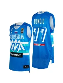 Luka Doncic Slovénie 2021 Jeux Olympiques - Blue
