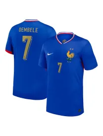 Maillot France Domicile 2024 - Dembélé Flocage Or