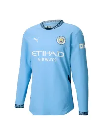 Maillot Manchester City Domicile 2024/25 Ml - Authentic