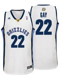 Rudy Gay Memphis Grizzlies [blanc]
