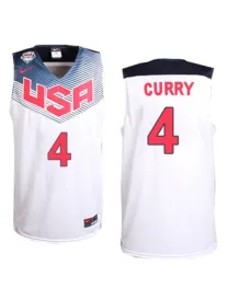 Stephen Curry Usa 2014 - Blanc