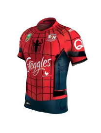 Sydney Roosters 2017 Nrl Spiderman Marvel S/s