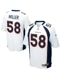 Van Miller Denver Broncos - White