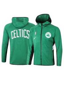 Veste Zippé à Capuche Boston Celtics - Green