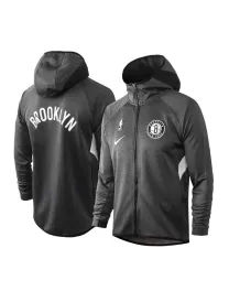 Veste Zippé à Capuche Brooklyn Nets - Black