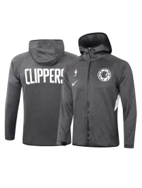 Veste Zippé à Capuche La Clippers - Black