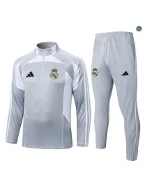 Survetement Enfant foot Real Madrid 2026/27 Gris/Blanc