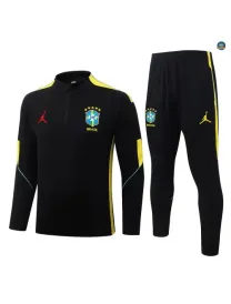 Survetement foot Brésil 2026/27 Noir/Jaune