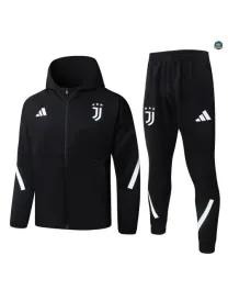 Veste Survetement foot à capuche Juventus 2026/27 Noir