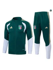 Veste Survetement foot Italie 2026/27 vert noirâtre