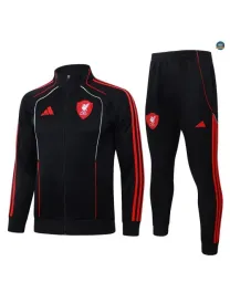 Veste Survetement foot Liverpool 2026/27 Noir Retro