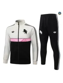 Acheter Veste Survetement Foot Juventus 2026/27 Noir/Blanc