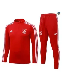 Achetez Survetement Enfant Foot Liverpool 2026/27 Rouge