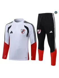 Achetez Survetement Foot River Plate 2026/27 Blanc